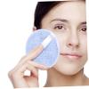 FRCOLOR 3pcs Face Cleaning Puff Rounded Makeup Pads for Effortless Cleansing Reusable Cosmetic Tool Compact for for Daily Use for All Occasions view 2