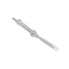 14k Gold Waterdrop and Flower Crystal Hair Pins, Fashion Bridal Headpiece with Genuine Crystals, Ideal Gift for Her (Flower(0.9 * 6.5cm,4.16g)) view 1