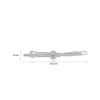 14k Gold Waterdrop and Flower Crystal Hair Pins, Fashion Bridal Headpiece with Genuine Crystals, Ideal Gift for Her (Flower(0.9 * 6.5cm,4.16g)) view 2
