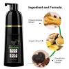 Black Hair Shampoo - Instantly Black Hair Dye, Natural Ingredients Hair Shampoo, Hair Strength Repair Conditioner, 5 Minutes Cover (Black Hair Dye 14 fl oz) view 4