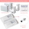 Ear Piercing Gun Kit - Lyuxzad 6Pcs Disposable Ear Piercing Kit Including 2Pcs Self Ear Piercing Gun with 2Pcs Built-in Earrings Stud and 2Pcs Clean Tools for Ear Cartilage Piercing Kit (225) view 3