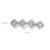14k Gold Hair Accessories Fashion Hair Accessories with Crystal Barrette, Flower Crystal Headpiece,Ideal Gift for Her (Style 11.9 * 7.8cm14,8g)) view 2