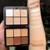 Professional Makeup Cream Contour Palette, Joyeee 12 Colours Concearler Full Coverage & Makeup Brush Set Contour Concearler Palette Contouring Face Make Up Gift for Women Girls view 2