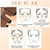 Professional Makeup Cream Contour Palette, Joyeee 12 Colours Concearler Full Coverage & Makeup Brush Set Contour Concearler Palette Contouring Face Make Up Gift for Women Girls view 3