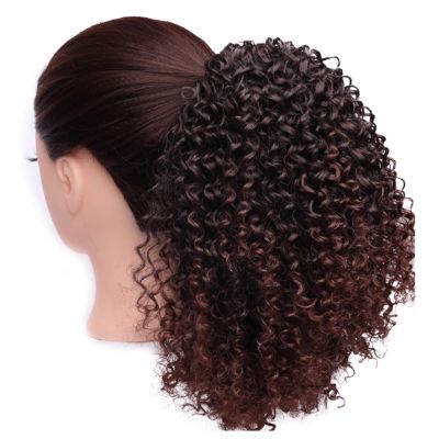 10 Inch for Women Curly Extension for Women Hair Extensions Ponytail Extension Makeup to Go to Halloween Concerts (Color : Brown B)