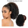 10 Inch for Women Curly Extension for Women Hair Extensions Ponytail Extension Makeup to Go to Halloween Concerts (Color : Brown A) view 3