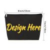 Miujonvy Design Travel Toiletry Bag Add Your Text Images with Zipper Travel Pouch for Woman Girls view 2