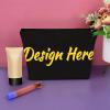 Miujonvy Design Travel Toiletry Bag Add Your Text Images with Zipper Travel Pouch for Woman Girls view 3