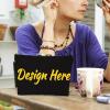 Miujonvy Design Travel Toiletry Bag Add Your Text Images with Zipper Travel Pouch for Woman Girls view 4