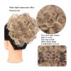 CLoxks Bun Hair Piece Clip in Ponytail Curly Chignon Hairpiece for Wedding Women Messy Bun Hair piece Synthetic Messy Hair Bun Ponyail Extension Updo Combs Bun Extension (Color : 0010) view 4