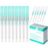 100pcs 18G Disposable Sterile Catheter Piercing Needles - Stainless Steel Hollow Needles for Ear, Nose, Lip, Tongue, Belly, Navel view 1