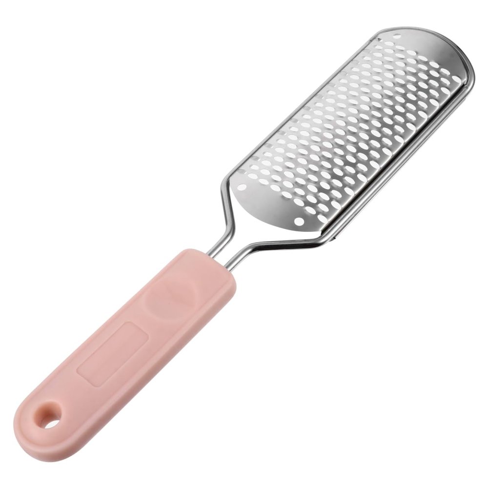 ARTIBETTER Stainless Steel Foot File Callus Remover Pedicure Tool with Ergonomic Handle for Dead Skin Removal and Smooth Feet Care