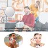 ATYUJKB Makeup Mirror Wall Mounted, Magnifying Vanity Mirror, 6 in Bathroom Shaving Vanity Mirror, 360 Swivel Cosmetic Mirror, 3X/5X Double Sided Makeup Mirro (Silver 3X) view 2