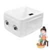 Acrylic Massage Footbath,Pedicure Foot Spa,Foot Massager Spa,Feet Soaking Tub, Pedicure Sink,foot Soak Tub,pedicure Kit Foot Spa,Foot Bath Spa,foot Spa,foot Bath Basin With Square Waterfall Outlet ( C view 1