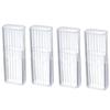 JIEDALIN 4 Pcs Cotton Swab Holder for Travel Mini Travel Swab Case Cotton Swab Box for Makeup Sponge Cotton Swabs Hair Ties Floss Cosmetics Makeup Bedroom Travel view 1