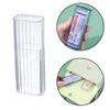 JIEDALIN 4 Pcs Cotton Swab Holder for Travel Mini Travel Swab Case Cotton Swab Box for Makeup Sponge Cotton Swabs Hair Ties Floss Cosmetics Makeup Bedroom Travel view 2