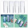 JIEDALIN 4 Pcs Cotton Swab Holder for Travel Mini Travel Swab Case Cotton Swab Box for Makeup Sponge Cotton Swabs Hair Ties Floss Cosmetics Makeup Bedroom Travel view 3