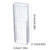 JIEDALIN 4 Pcs Cotton Swab Holder for Travel Mini Travel Swab Case Cotton Swab Box for Makeup Sponge Cotton Swabs Hair Ties Floss Cosmetics Makeup Bedroom Travel view 4