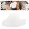 Beard Shaper, Hair Dyeing Board with Hairline Enhancing Card Hair Styling Template for Edges Beard Lines Crisp Lines (white) view 4