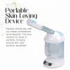 Discount Spa Equipment - Mini Facial Steamer - Portable Ozone Aromatherapy Steam Machine for Estheticians & Spa Use - Professional Face Steamer with Removable Jar & Protection Doors - 20 Mins Steaming view 2
