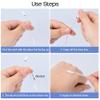 100Pcs Disposable Body Piercing Aftercare Swabs - Individually Wrapped Cotton Swabsticks Helps Cleaning, Ear Nose Belly Button Body Piercing Cleaner view 3
