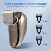 Beaupretty Beard Kit for Men Electric Shaver Razor Face and Head Trimmer Hair Removal Machine Nose Hair Trimmer Portable Rustproof Stainless Steel view 3