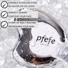 pfefe Stainless Steel Cryo Gua Sha - Gua Sha Facial Beauty Tools - Metal Skin Care Gua Sha for Body SPA Face Neck Eye view 2