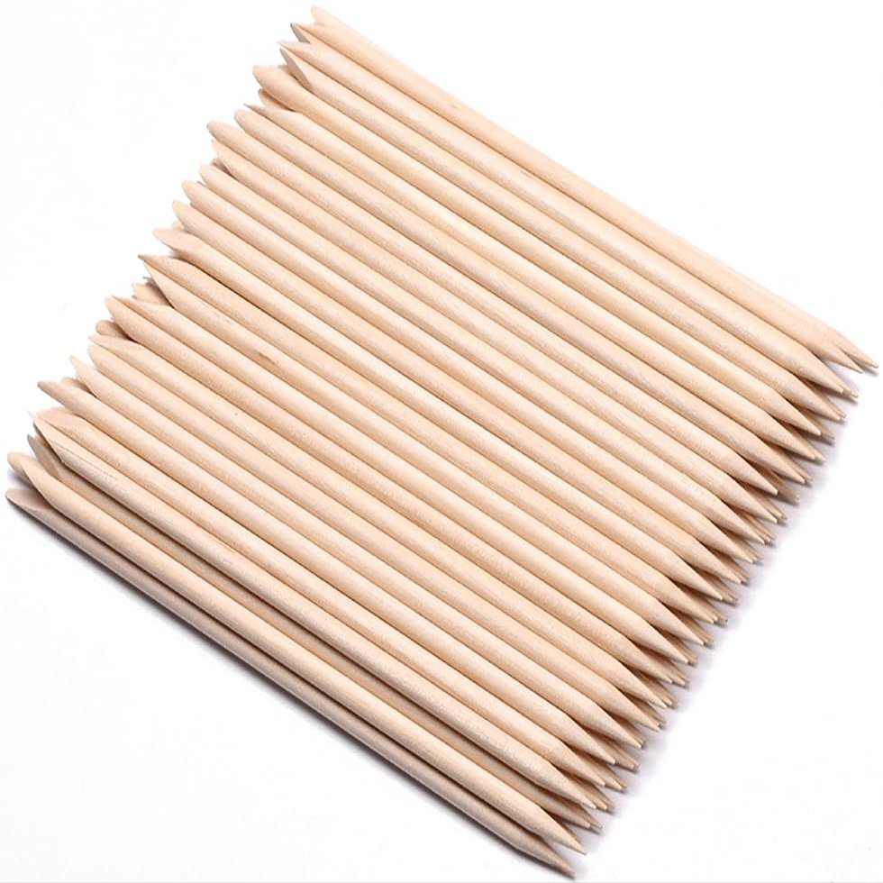 120 Pcs Wooden Wax Sticks - Borogo Waxing Sticks - For Body Legs Face Eyebrow Waxing Applicator Spatulas for Hair Removal or Wood Craft Sticks