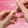 120 Pcs Wooden Wax Sticks - Borogo Waxing Sticks - For Body Legs Face Eyebrow Waxing Applicator Spatulas for Hair Removal or Wood Craft Sticks view 2
