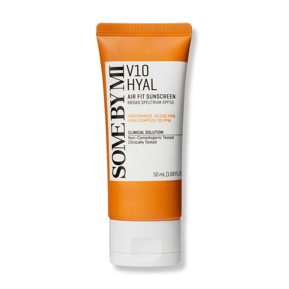 SOME BY MI V10 Hyal Air Fit Sunscreen SPF 50  1.69oz, 50ml  Korean Centella Sunscreen for Face with UV Protection  Non-Greasy, No White Cast, No Eye Irritation for Sensitive Skin  Korean Skin Care