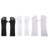 colorski Anti UV Gloves for Gel Nail Lamp, UPF50+ Protection Gloves for Manicures, UV Sun Protection Gloves for Women3 Pack view 1