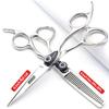 5.5/6-inch professional hair clipper set with sharp scissors, easy to trim, suitable for barbers, hair salons, and more. (6 inch-3pc-A) view 3