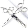 5.5/6-inch professional hair clipper set with sharp scissors, easy to trim, suitable for barbers, hair salons, and more. (6 inch-3pc-A) view 4