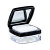 Empty Black Square 10ml Make-up Loose Powder Container Case With Mirror Sifter Lid and Powder Puff Glitter Powder Foundation Cosmetic Box Jar for Home and Travel view 1