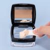 Empty Black Square 10ml Make-up Loose Powder Container Case With Mirror Sifter Lid and Powder Puff Glitter Powder Foundation Cosmetic Box Jar for Home and Travel view 3