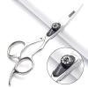 5.5/6-inch professional hair clipper set with sharp scissors, easy to trim, suitable for barbers, hair salons, and more. (5.5 inch-3pc) view 3
