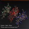 2pcs Green Zircon Hair Comb Hairpin Elegant Bride Bridesmaid Headwear Vintage Hair Pins Hair Sticks Hanfu Handmade Crafts view 4