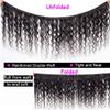 10A Deep Wave Bundles Human Hair 22 24 26 Inch 100% Unprocessed Brazilian Raw Virgin Hair 3 Bundles Natural Black Wavy Bundles Human Hair for Black Women view 4