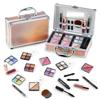 Color Nymph Beginner Makeup Kits For Teens With Train Case Included Full Makeup Kit Eyeshadow Palette Blushes Bronzer Highlighter Lipstick Brushes MirrorGold view 1