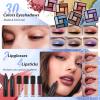 Color Nymph Makeup Kit For Women, Girls Makeup Set For Teens Professional Make Up Kits With Travel Case Full Cosmetics Kit w/ 35 Colors Eyeshadows Lipstick Blush Brushes Lipgloss Mascara view 2
