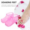 Beaupretty 1pair Portable Foot Bathing Shoes Massage Sole for Relaxation and Foot Soaking for Home Use for Parents and Elders view 4