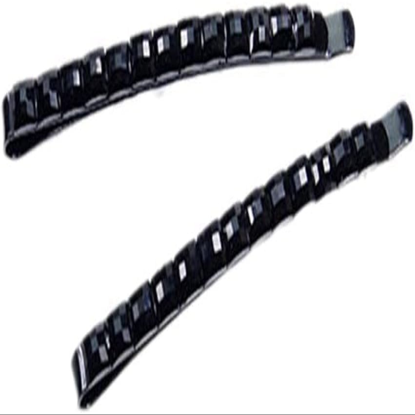 2pcs Rhinestone Barrettes for Women, Black Crystal Diamond Bobby Pin,Clip Bangs,Buling Hair Pin, Hairpin,Metal Hair Clip Sparkly Hair Decoration