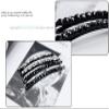 2pcs Rhinestone Barrettes for Women, Black Crystal Diamond Bobby Pin,Clip Bangs,Buling Hair Pin, Hairpin,Metal Hair Clip Sparkly Hair Decoration view 3