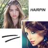 2pcs Rhinestone Barrettes for Women, Black Crystal Diamond Bobby Pin,Clip Bangs,Buling Hair Pin, Hairpin,Metal Hair Clip Sparkly Hair Decoration view 4
