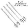 bom Wonderproof Slim Gel Eyeliner Pencil(2mm) Smooth Gliding, Soft Motion, Long Lasting(01 Midnight Black) view 2