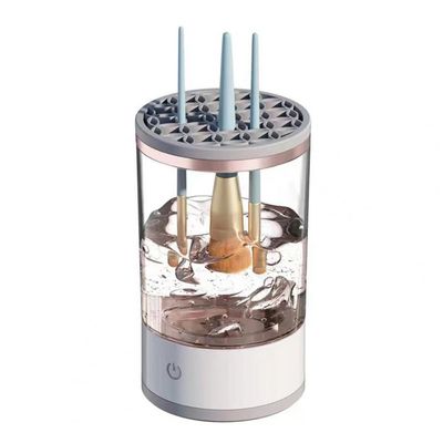 Automatic Electric Makeup Brush Cleaner Portable Electric Makeup Brush Cleaner Machine With USB Charging Cosmetic Brush for All Size Beauty Makeup Brush Set, Spinner Dryer Automatic Brush Cleaner
