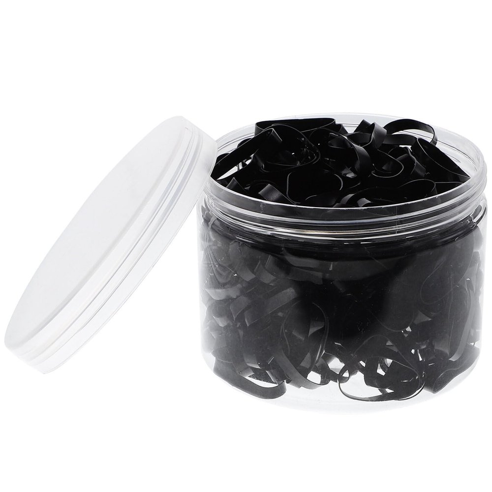Beavorty 500pcs Elastic Hair Ties for Women High-stretch Rubber Bands for Ponytails Braids and Hair Styling for Everyday Use