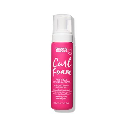 Umberto Giannini Curl Foam 7 fl Oz - Anti-Frizz Hair Styling Curl Mousse for 2a-4c Curly, Wavy & Coily Hair - Vegan & Cruelty-Free