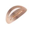 2pcs Oval Shape Hair Pins, Metal Wire Drawing Hairpin Minimalist design Hair Barrette Clips Strong Hold Hair Accessories for Women (Rose Gold) view 1
