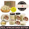Raw African Shea Butter 8 oz. Container Ivory/White Grade A 100% Pure Natural Unrefined Fresh Moisturizing. Ideal for Dry and Cracked Skin. Can be use in Body, Hair and Face. (3 PACK) view 2